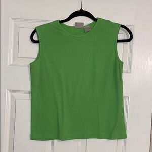 Everyday Crewneck Tank - Bright Green
